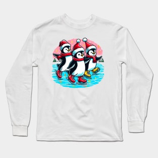 Christmas Skating Long Sleeve T-Shirt